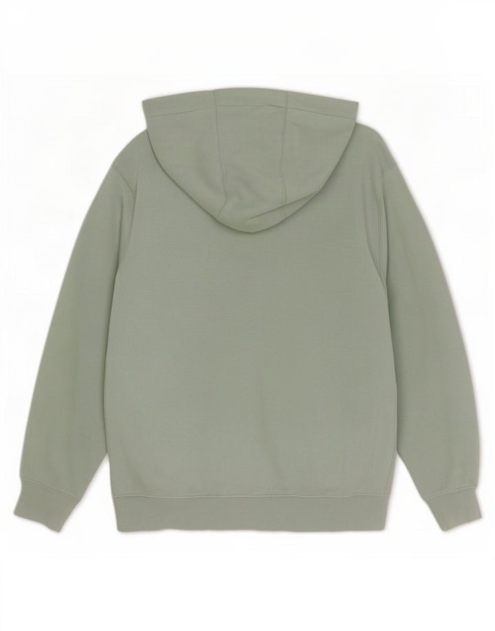 Nike Herren Kapuzenpullover aus mittelgrüner Baumwolle