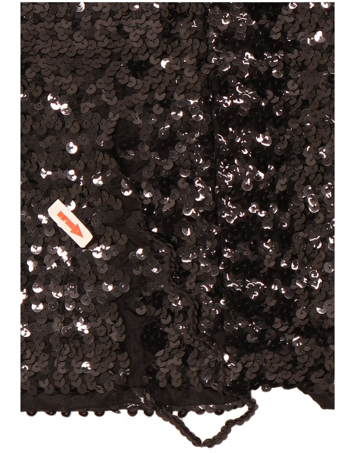 Vintage Damen Blazer Jacke IT 50 XL Schwarz