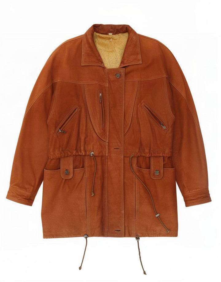 Vintage Herren Lederjacke UK 40 Large Braun