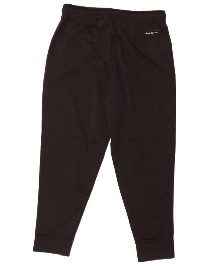 EDDIE BAUER Herren-Trainingshose, Jogginghose, Mittelschwarz, Polyester