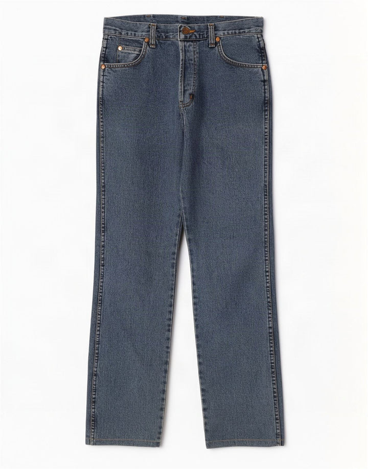 Wrangler Mens Evolution Straight Jeans W30 L31 Blaue Baumwolle