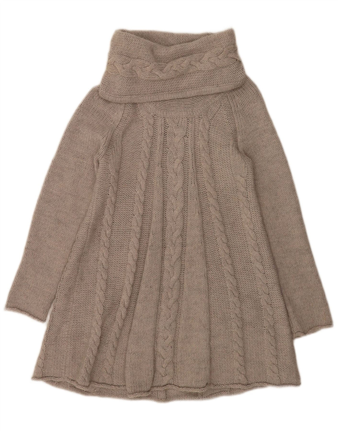 Marks & Spencer Rollkragenpullover für Damen, UK 12, Mittelgrau, Acryl