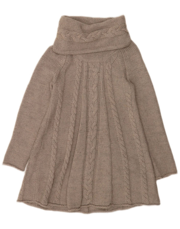 Marks & Spencer Rollkragenpullover für Damen, UK 12, Mittelgrau, Acryl