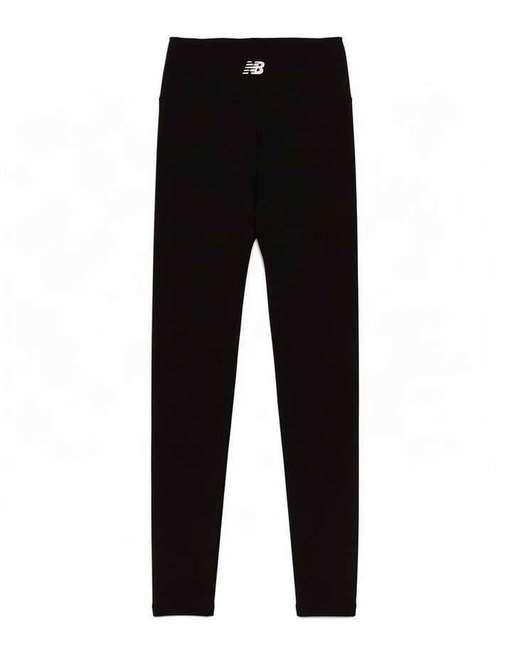 New Balance Damen Crop Leggings UK 12 Medium Schwarz Polyester