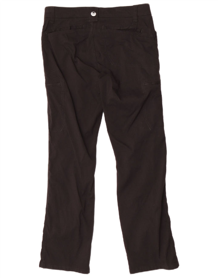 Wrangler Herren Slim Cargohose W32 L30 Schwarzes Nylon