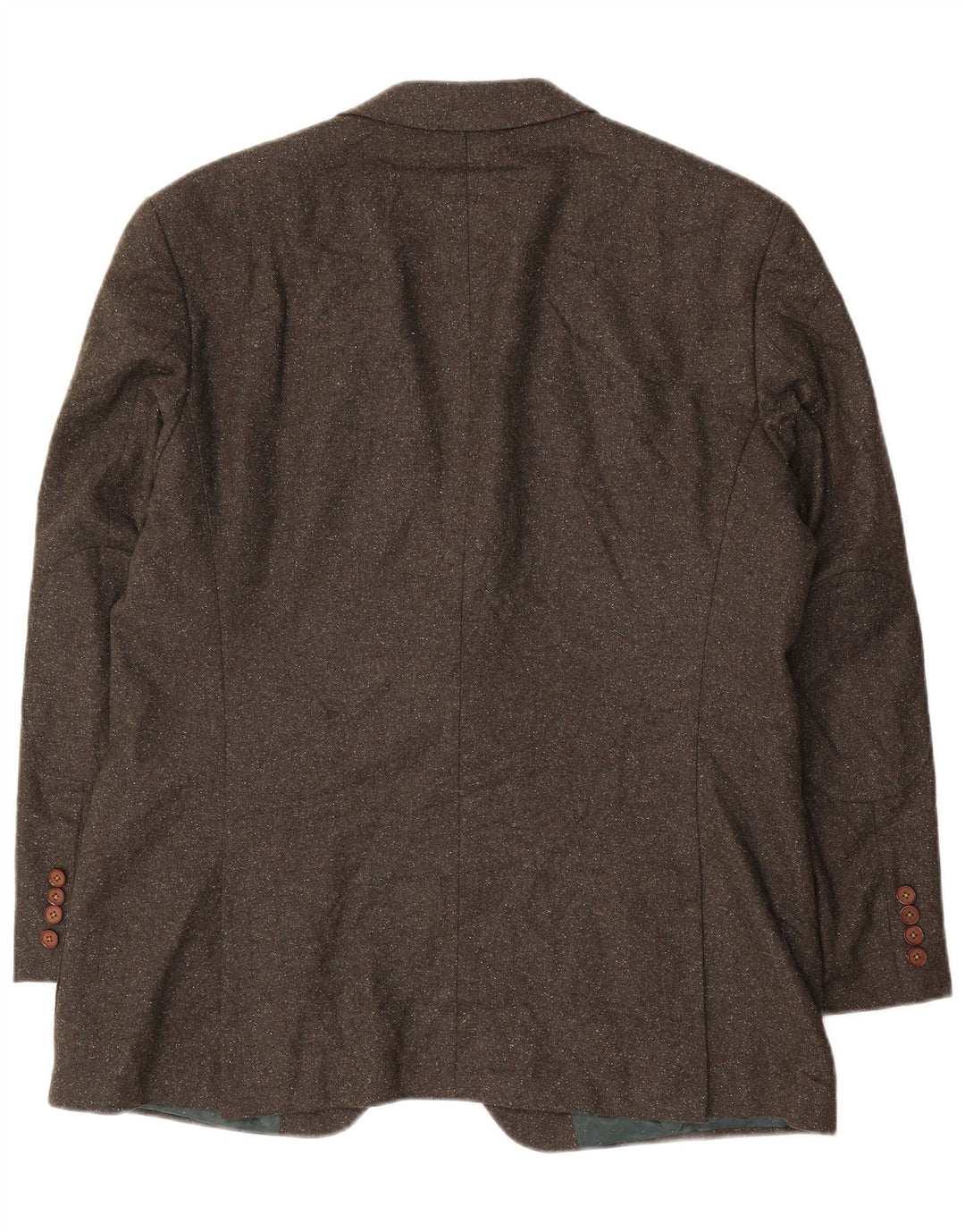 Tommy Hilfiger Maßgeschneiderte Herren-Blazerjacke mit 2 Knöpfen, EU 56, 3XL, Khaki meliert