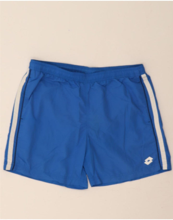 LOTTO Mens Swimming Shorts XL Blue Nylon Vintage Lotto and Second-Hand Lotto from Messina Hembry 