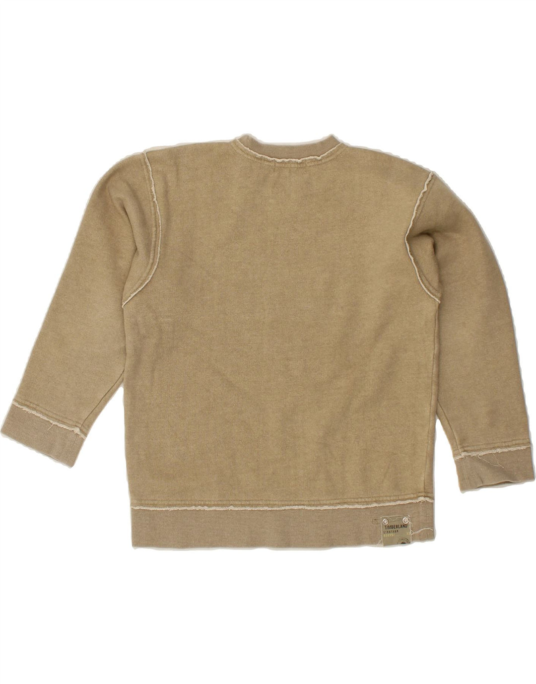 TIMBERLAND Boys Graphic Sweatshirt Jumper 7-8 Years Grey Cotton Vintage Timberland and Second-Hand Timberland from Messina Hembry 