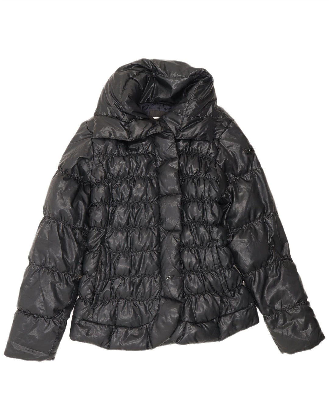 Gas Damen Wattierte Jacke IT 44 Medium Marineblau Polyester
