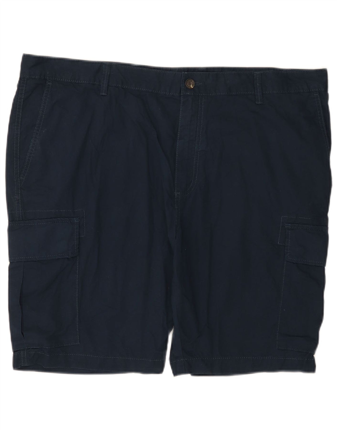 Marks & Spencer Herren Cargoshorts W42 2XL Marineblau Baumwolle