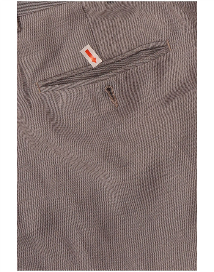 Gerade Herren-Anzughose von Marks & Spencer, W34, L26, graue Wolle