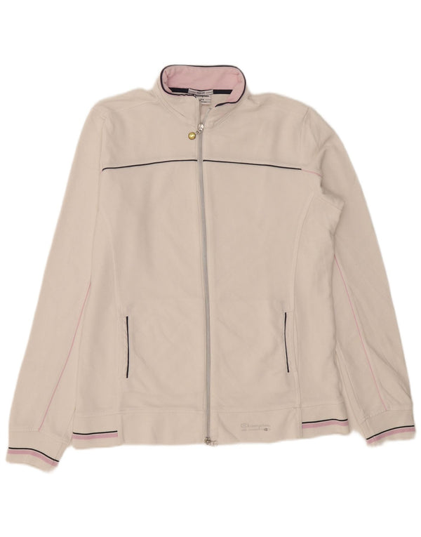 Champion Damen-Trainingsanzugoberteil, UK 18, XL, weiße Baumwolle