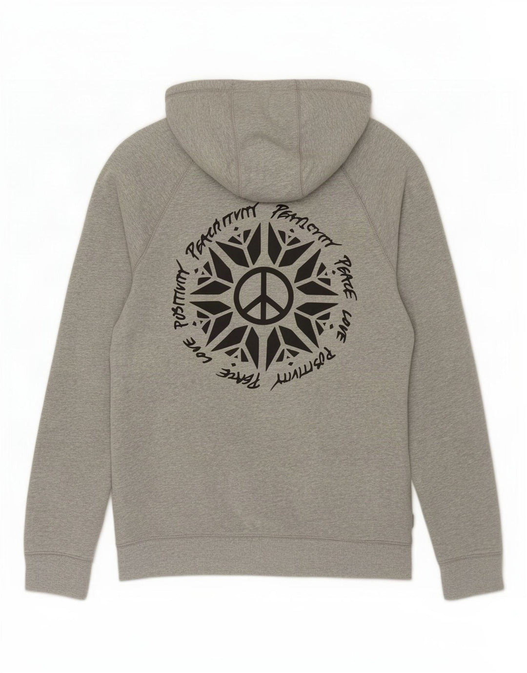 Vans Herren-Kapuzenpullover mit Grafik, mittelgraue Baumwolle