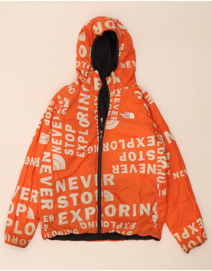 The North Face Kapuzen-Wendejacke für Jungen, 13–14 Jahre, groß, Schwarz