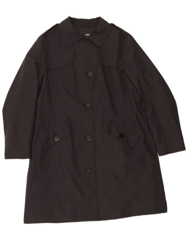 Marks & Spencer Damen Trenchcoat UK 20 2XL Schwarz Polyester