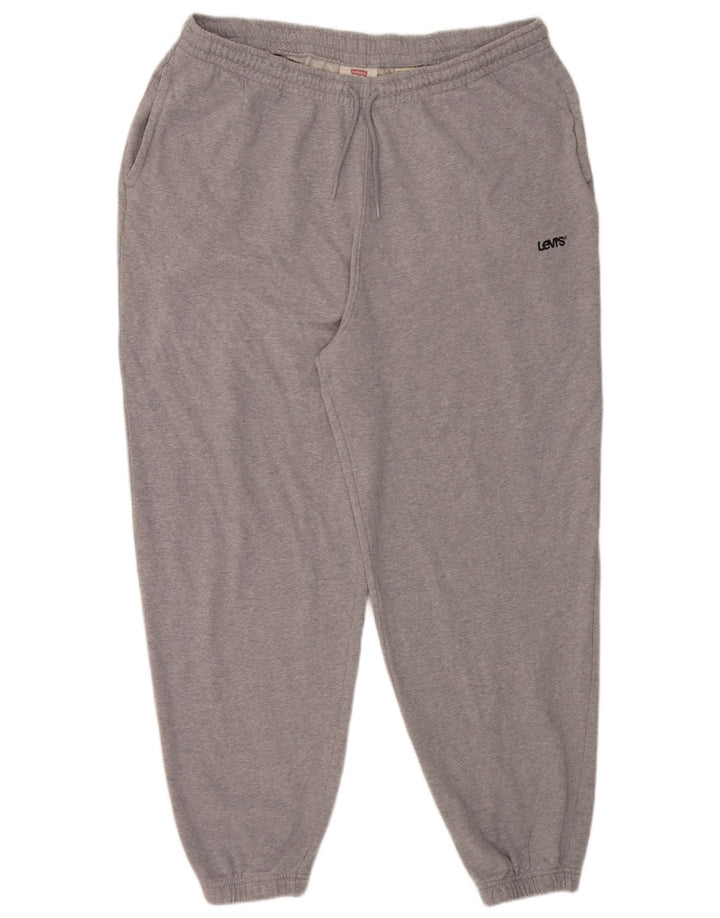Levi's Herren-Trainingshose, Jogginghose, Größe 2XL, graue Baumwolle