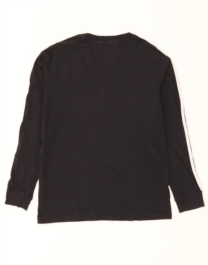Adidas Jungen Top Langarm 13-14 Jahre Schwarze Baumwolle