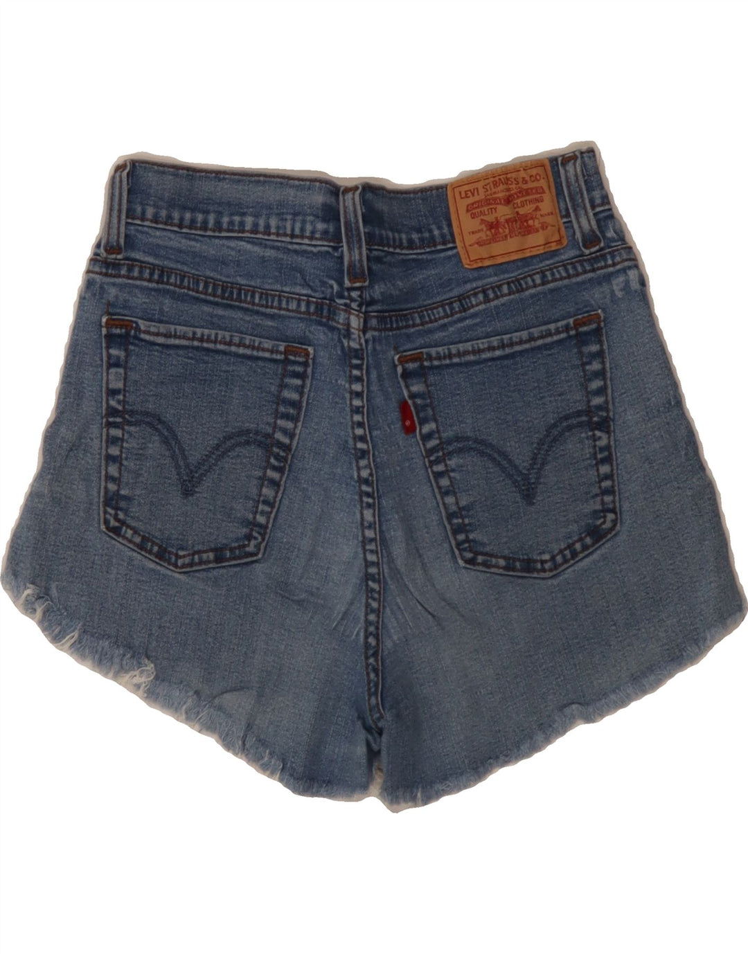 LEVI'S Womens 512 Denim Shorts US 8 Medium W28  Blue Cotton Vintage Levi's and Second-Hand Levi's from Messina Hembry 
