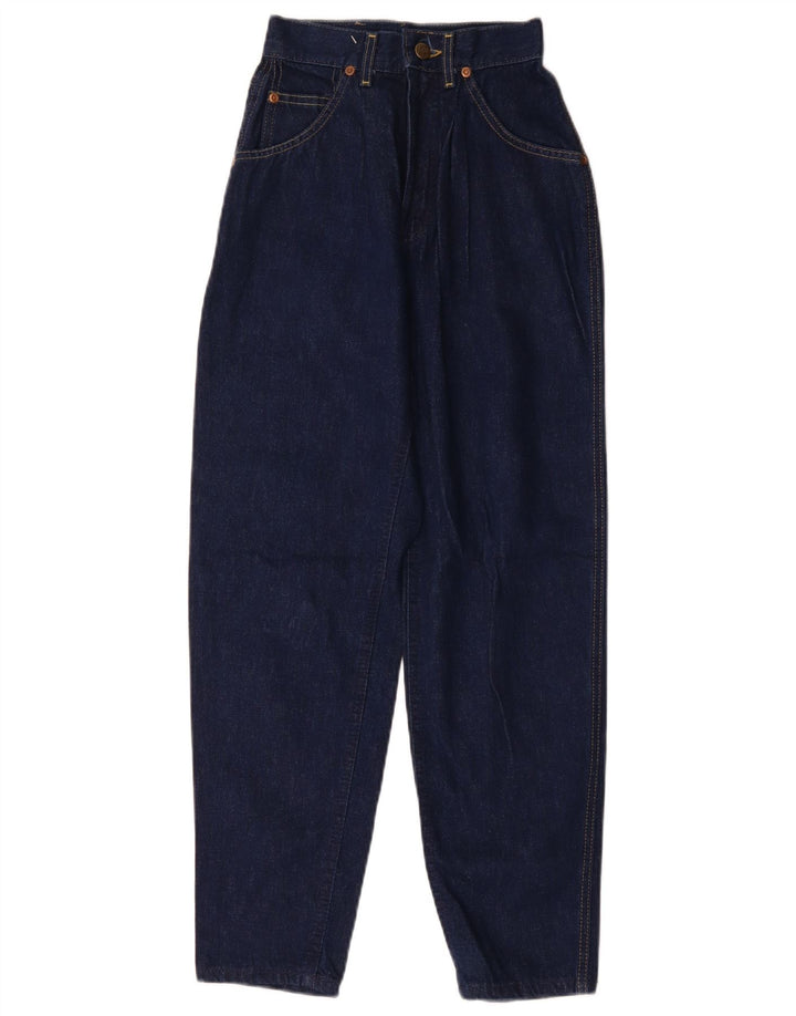 LEE Damen High Waist Tapered Jeans W22 L27 Marineblau