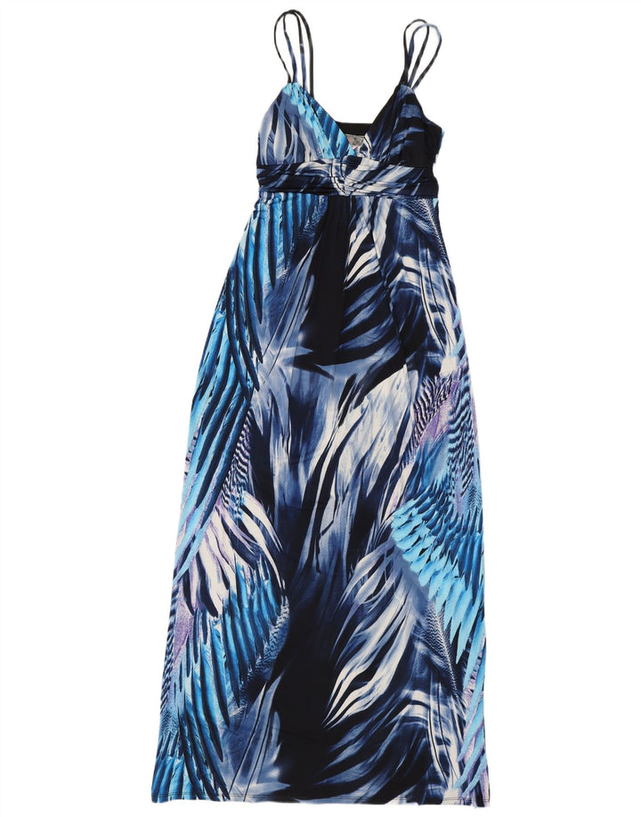 Lipsy Ärmelloses Damen-Maxikleid, Gr. 40, Größe S, blau, geblümt