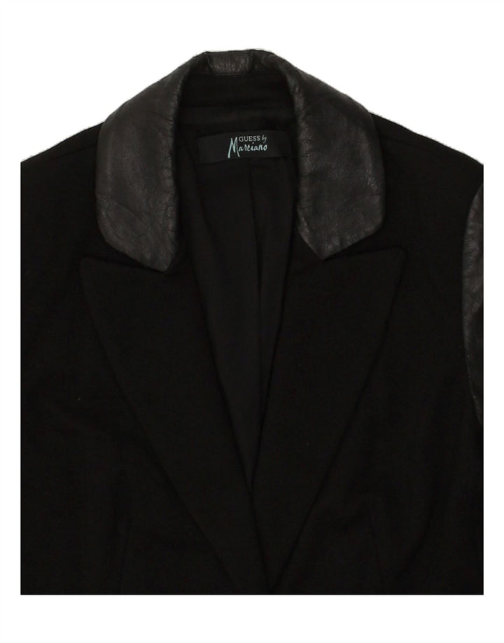 GUESS BY MARCIANO Womens 1 Button Blazer Jacket IT 40 Small Black | Vintage Guess By Marciano | Thrift | Second-Hand Guess By Marciano | Used Clothing | Messina Hembry 