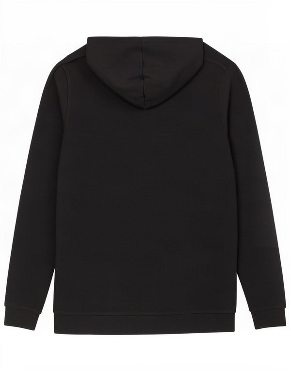 Jack & Jones Jungen-Kapuzenpullover mit Reißverschluss, 15–16 Jahre, schwarze Baumwolle