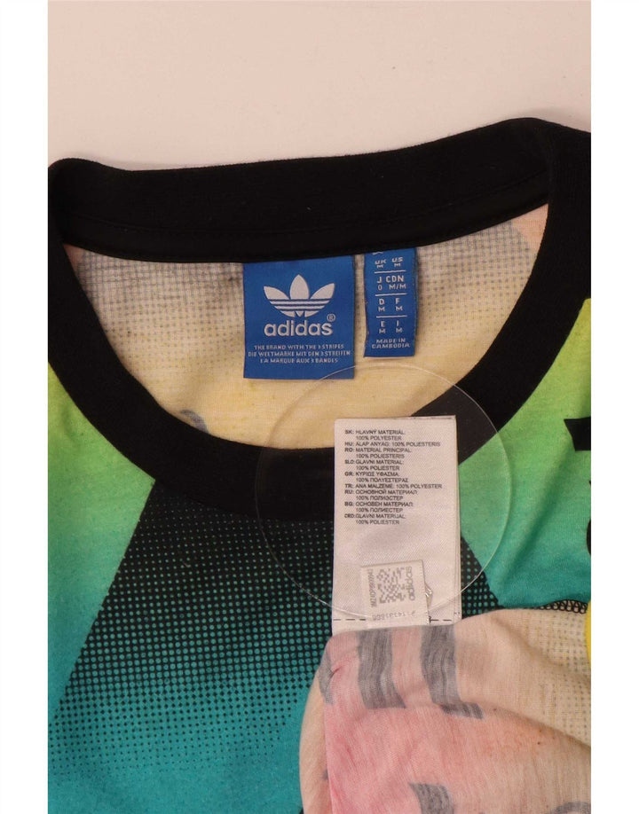 Adidas Herren Grafik T-Shirt Top Medium Mehrfarbiges Polyester