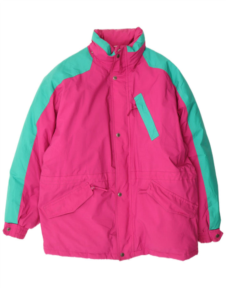 BAILO Herren Wattierte Jacke IT 50 Large Pink Colourblock Polyamid