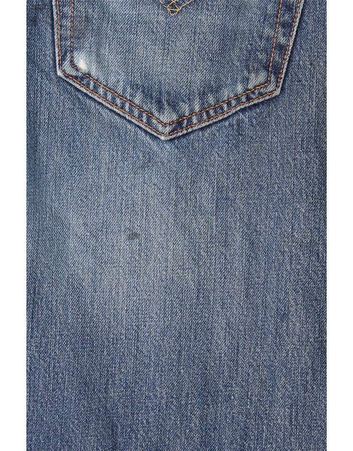 Levi's Herren 501 Straight Jeans W36 L30 Blaue Baumwolle