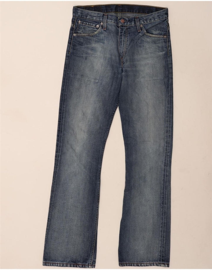 Levi's Herren 507 Bootcut Jeans W31 L34 Blaue Baumwolle