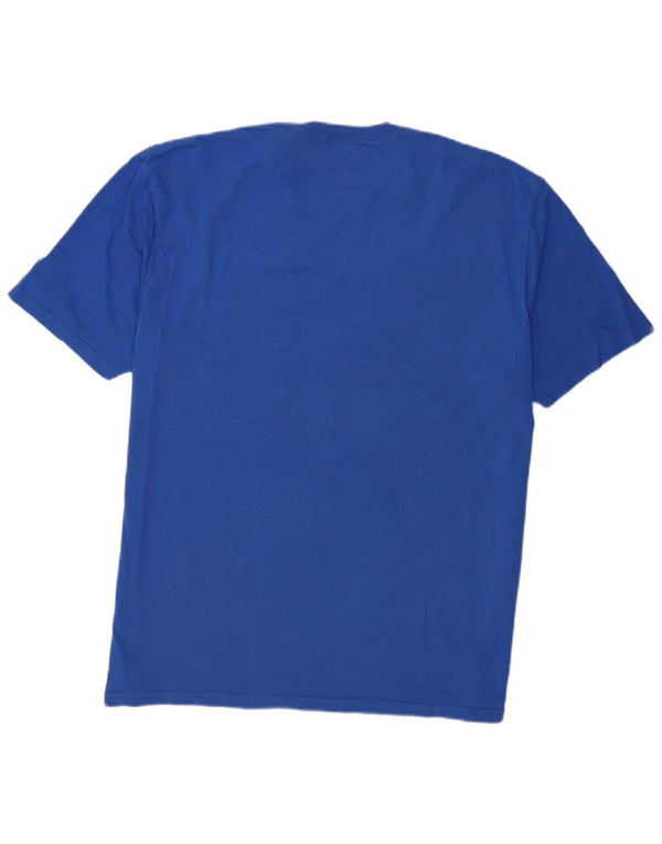 Hard Rock Cafe Herren San Antonio Graphic T-Shirt Top 2XL Blau Baumwolle