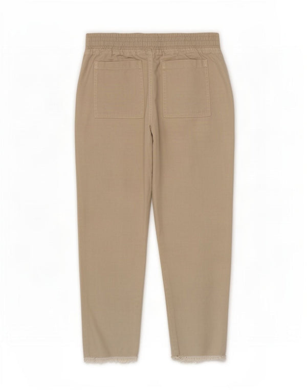 Zara Damen-Hose mit hoher Taille, mittelgroß, W28, L25, Beige