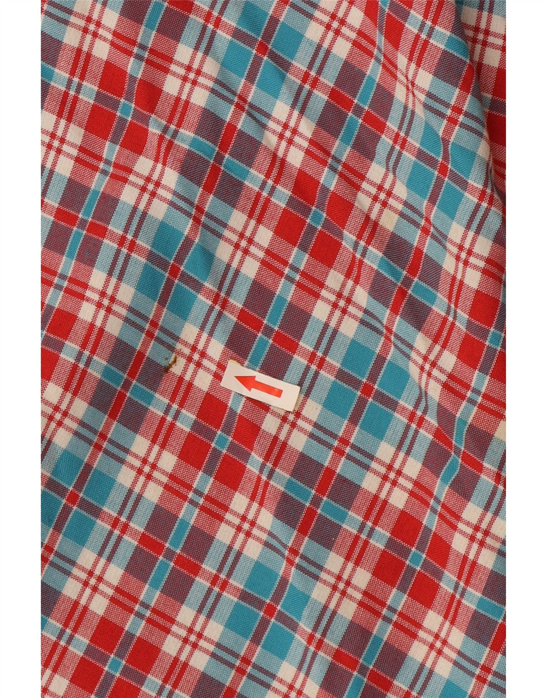 Vintage Damen Rock in A-Linie mit hoher Taille, W26, kleiner bunter Karo