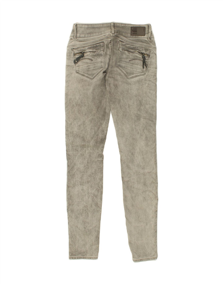 G-STAR Womens Skinny Jeans W26 L30 Grey Vintage G-Star and Second-Hand G-Star from Messina Hembry 