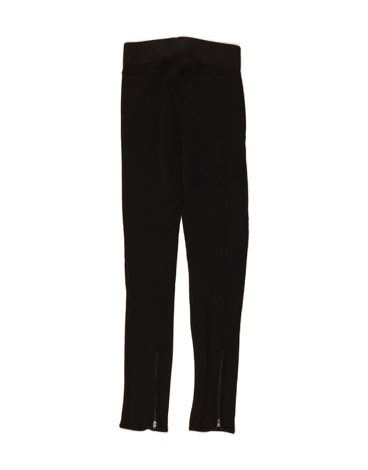 ZARA Womens Leggings UK 12 Medium  Black Polyamide Vintage Zara and Second-Hand Zara from Messina Hembry 