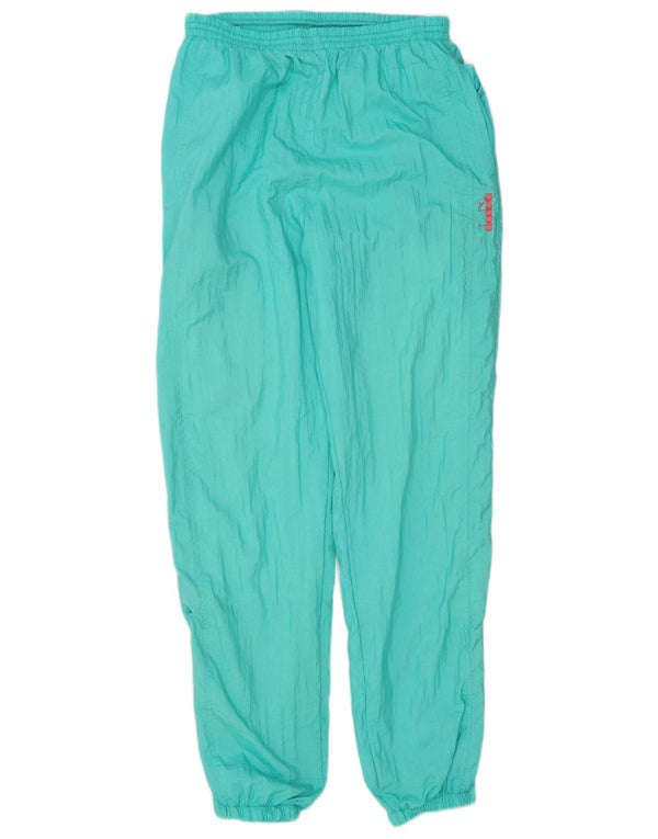 Diadora Damen-Trainingshose, Jogginghose, UK 14, Mitteltürkis, Polyamid