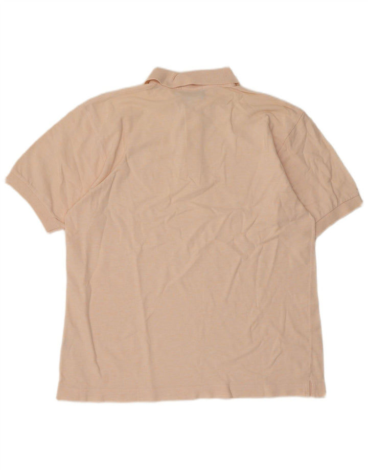 Sergio Tacchini Herren-Poloshirt aus mittelrosa Baumwolle