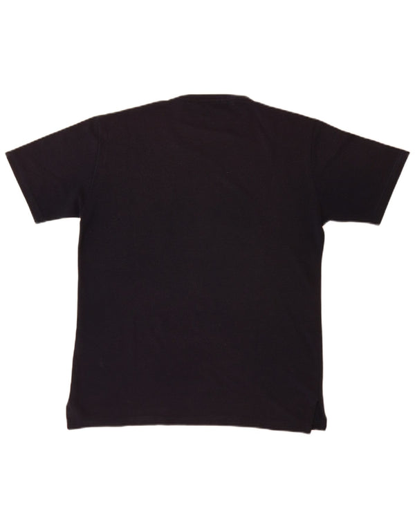 Trussardi Damen T-Shirt Top UK 14 Medium Marineblau Polyester