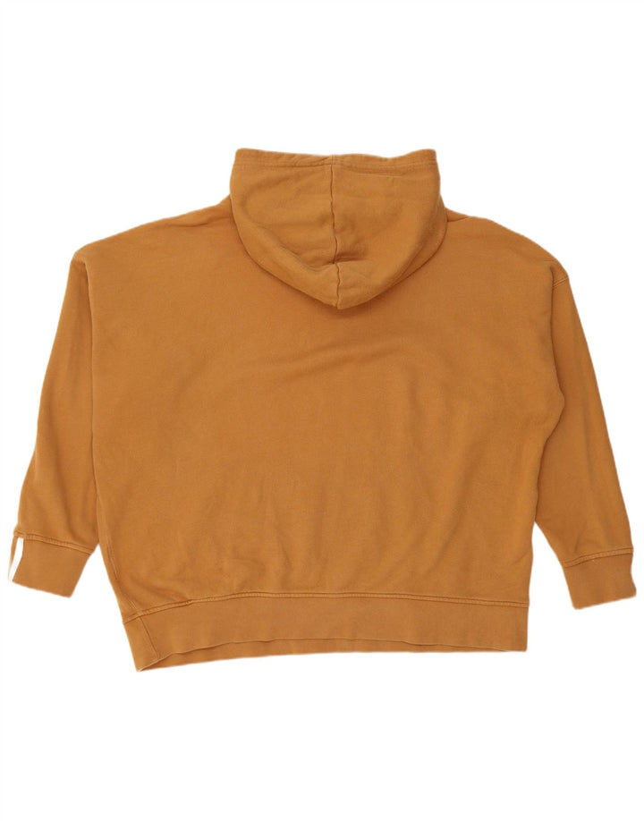 Adidas Womens Graphic Oversized Hoodie Pullover UK 20 2XL Braun