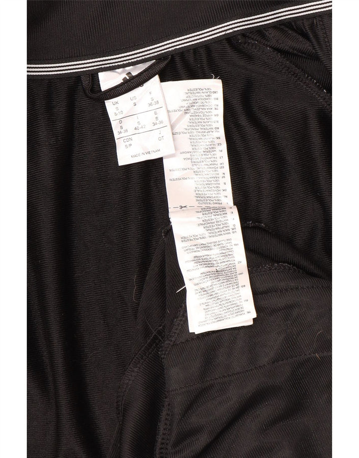 Adidas Damen Trainingsanzug Top Jacke UK 8/10 Small Schwarz Polyester
