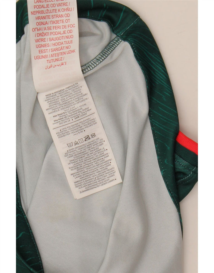 NIKE Grafik-T-Shirt für Jungen, 11–12 Jahre, grünes Polyester