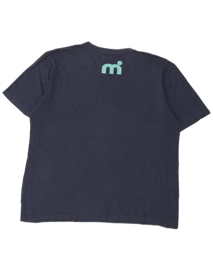 Mistral Herren Grafik T-Shirt Top 2XL Marineblau