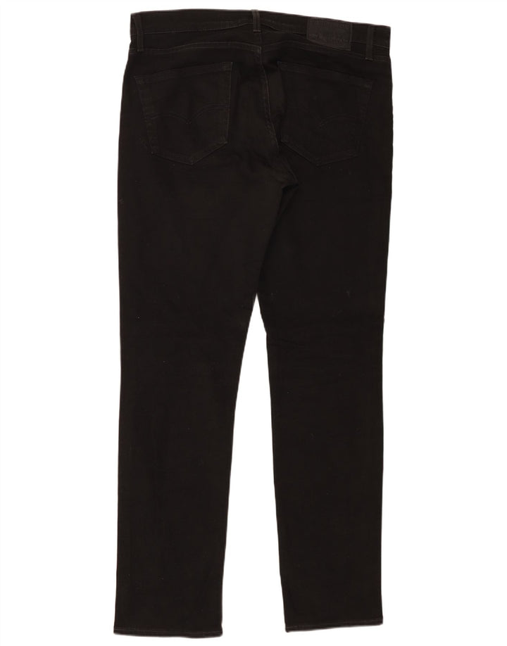 Levi's Herren 511 Slim Jeans W34 L32 Schwarze Baumwolle