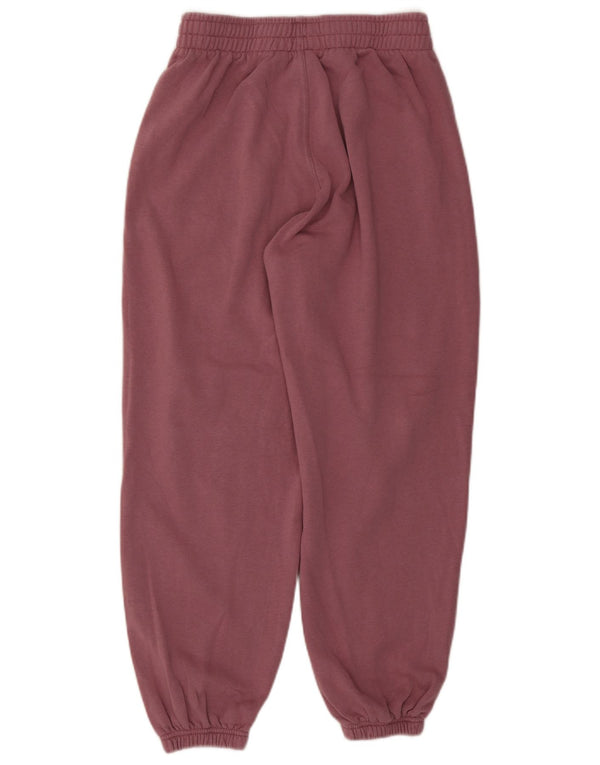 Adidas Damen Trainingshose Jogger UK 12/14 Mittelrosa Baumwolle
