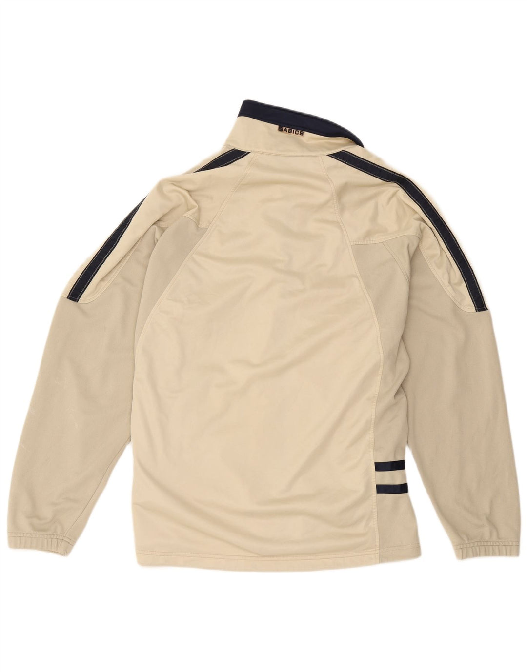 Asics Herren-Trainingsanzug-Oberteil, Jacke XL, Beige, Farbblock
