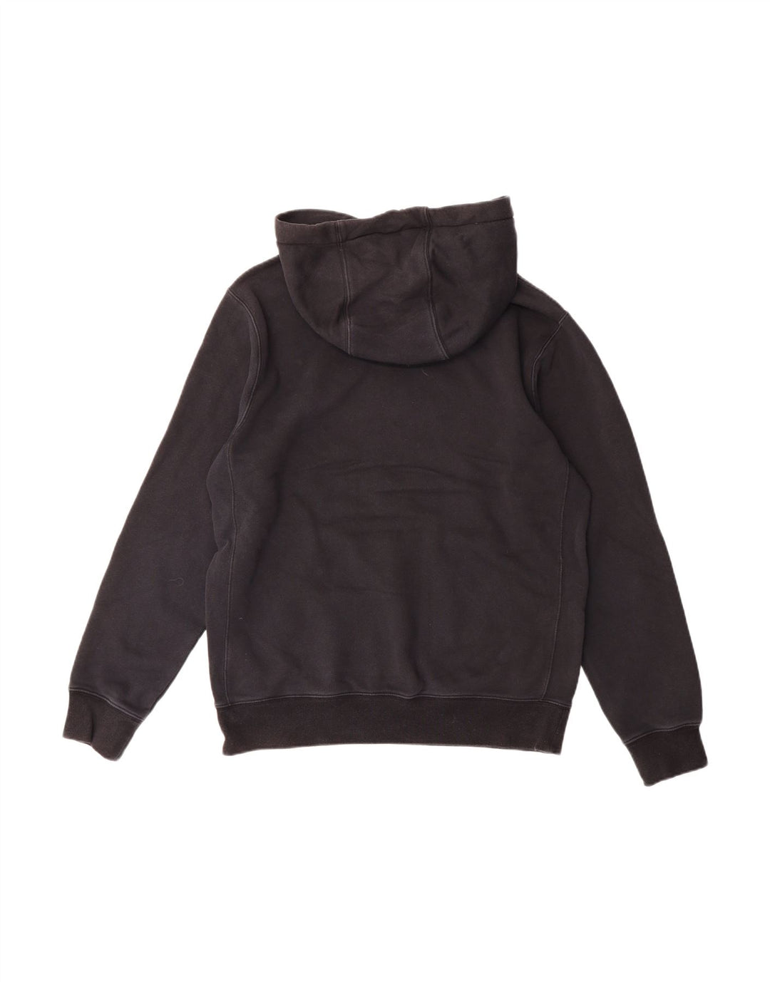 NIKE Mens Hoodie Jumper Small Black Cotton