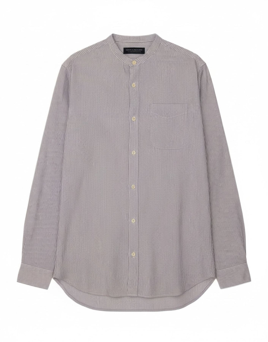 JACK & JONES Mens Shirt Medium Blue Pinstripe Cotton Classic Vintage Jack & Jones and Second-Hand Jack & Jones from Messina Hembry 
