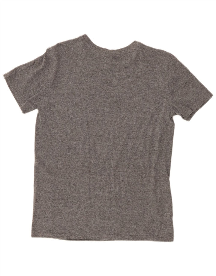 PUMA Jungen T-Shirt mit Grafik, 14–15 Jahre, Größe L, Grau, Baumwolle