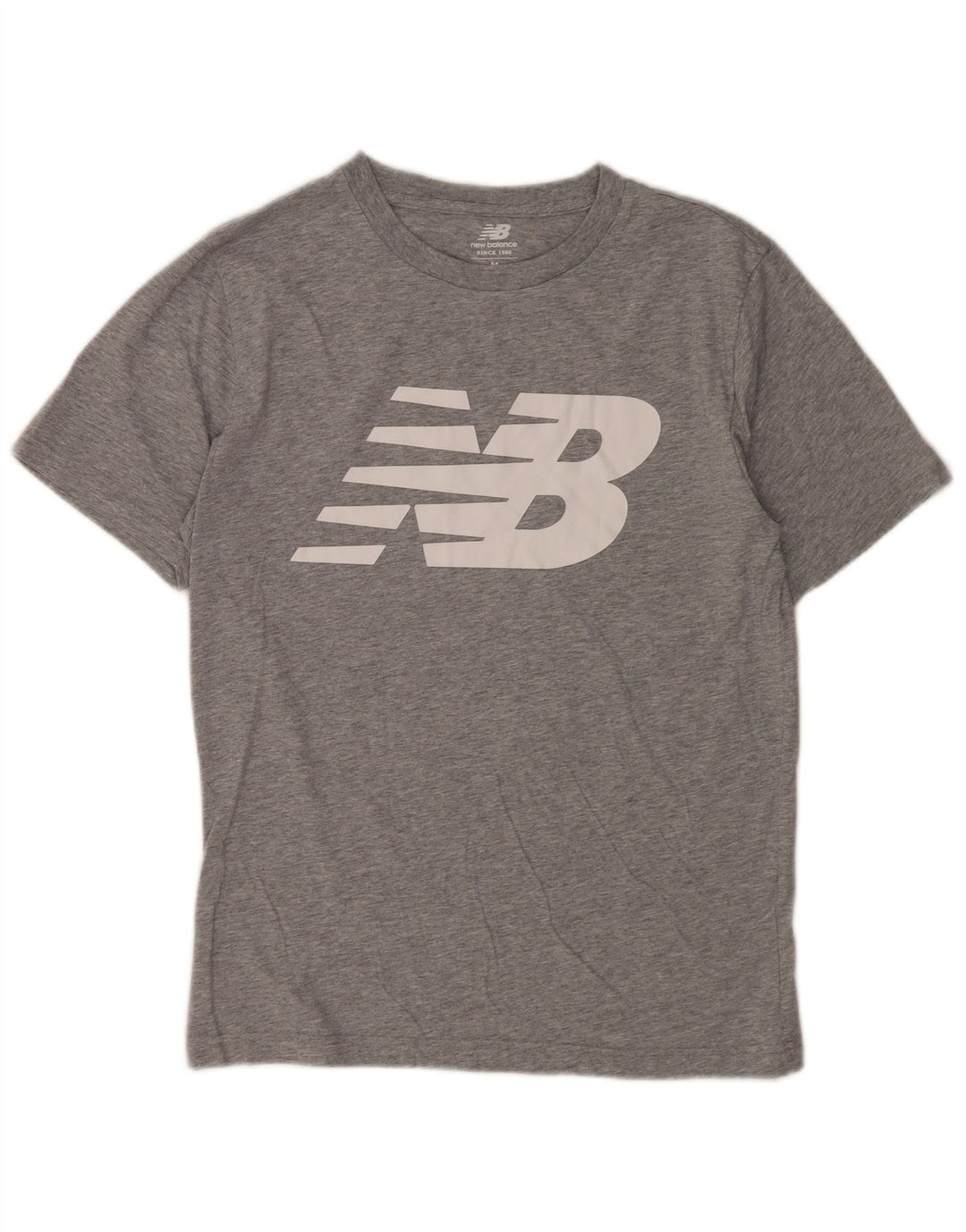 New Balance Herren Grafik-T-Shirt-Oberteil Mittelgrau meliert
