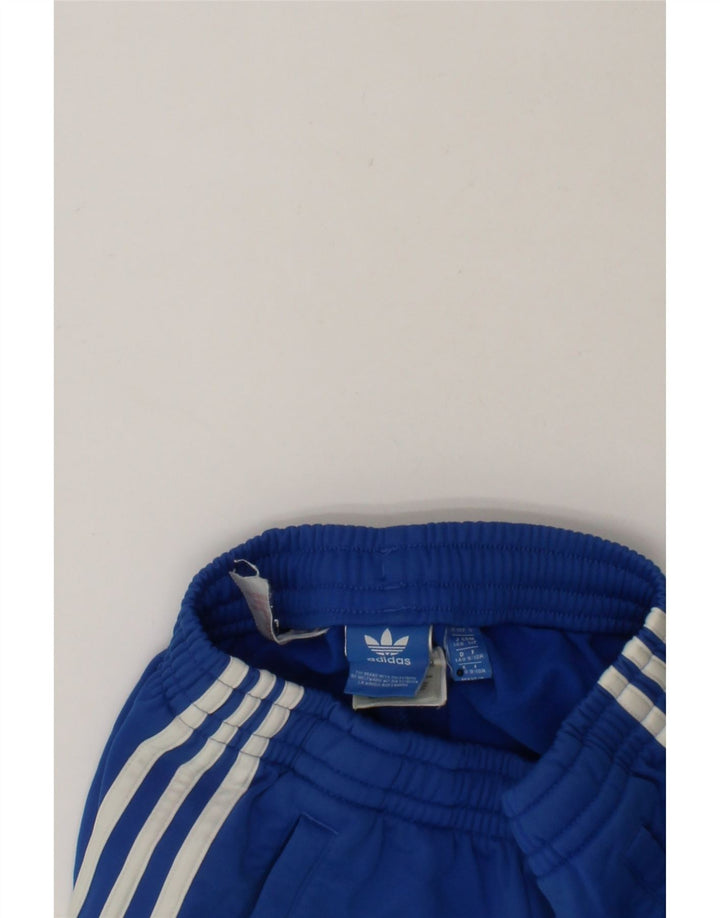 ADIDAS Boys Sport Shorts 9-10 Years  Blue Cotton Vintage Adidas and Second-Hand Adidas from Messina Hembry 